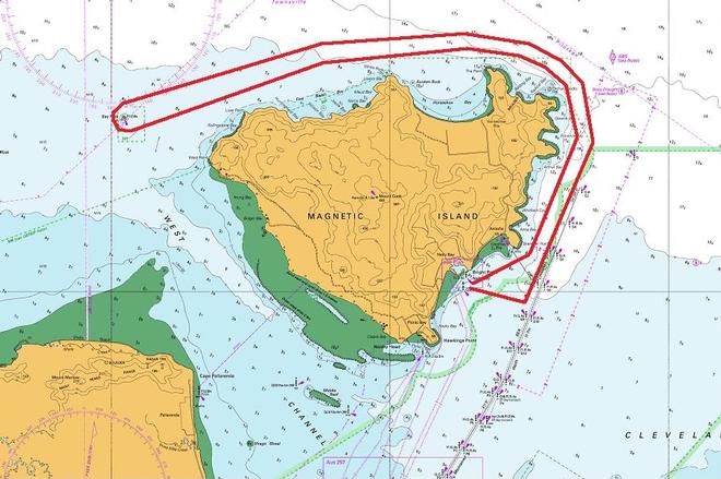 Magnetic Island Race Week 2014, Course Map 10 © SeaLink Magnetic Island Race Week Media SMIRW